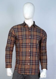 Brown & Black Men’s Check shirts